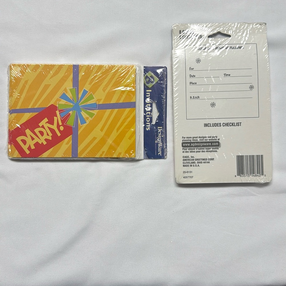 Party invitations